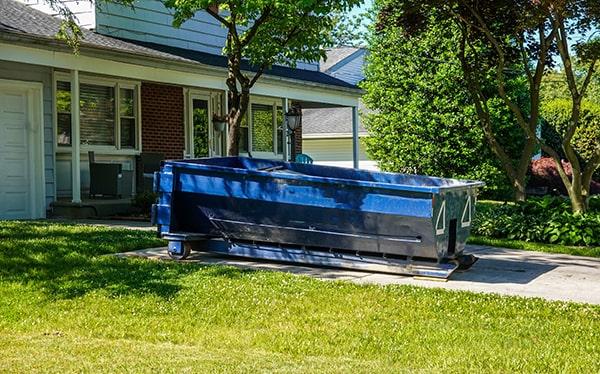 we offer pick-up services for our residential dumpsters